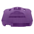 Miniatyrbilde 10 av 11: Etui for spillkonsoll, Retro ABS, Robust, Profesjonelt erstatningsskall for N64, Transparent Lilla