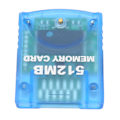 Pikkukuva 4 / 11: Gamecube-muistikortti Plug and Play - Nopea pelikonsolin muistikortti Wii-konsolille 512 Mt (8192 lohkoa)