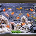 Miniatyrbilde 2 av 5: 15 stk Kunstig akvariefisk Plastfisk realistisk pynt