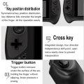 Miniatyrbillede 7 af 9: Sort Spilcontroller Gamepad til NS Switch Spilkonsol Joystick Plug and Play