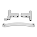 Miniatyrbild 2 av 9: Styrserverspärr komplett montering i aluminiumlegering för FS Monster 1/18 skala RC-truck (Silver)