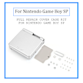 Pikkukuva 4 / 9: Nintendo Game Boy Advance GBA SP:lle suojaava ABS-kotelo ja korjaussarja, hopea
