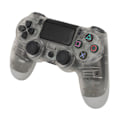 Miniatyrbillede 3 af 11: Fjernbetjening Joystick Gamepad Følsomme Knapper Ægte Vibration Forhindrer Glidning Trådløs Spilkonsol til Computer Telefoner Transparent Grå