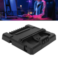 Miniatyrbilde 10 av 11: Kontrollerladerdokk med LED-indikator, spillkontrollladestasjon med 10 spor for spillkort for Switch