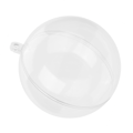 Pikkukuva 9 / 10: 20 Selkeää Täytettävää Muovijoulukuulaa (5cm) - DIY-Koriste Joulukuuseen