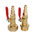 Miniatyrbillede 10 af 11: 2 stk. Messing Vinteraftapningsadapter 3/4 Indvendig og Udvendig Gevind Messing Hurtigadapter