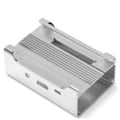 Pikkukuva 3 / 11: Metal suojakotelo kestävä CNC-työstö alumiiniseos kotelo Raspberry Pi 3rd Silver