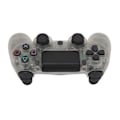 Miniatyrbillede 7 af 11: Fjernbetjening Joystick Gamepad Følsomme Knapper Ægte Vibration Forhindrer Glidning Trådløs Spilkonsol til Computer Telefoner Transparent Grå