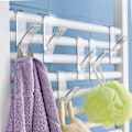 Miniatyrbillede 3 af 5: 8 stk. (gennemsigtig) radiator håndklædetørrer krog, håndklædetørrer krog, badeværelse håndklædekrog, badeværelse radiator kroge, håndklædestang, badeværelse kontor skab