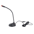 Miniatyrbillede 7 af 11: Svanehals Trådløs Mikrofon Sort 360 Grader Optagelse Desktop Svanehals Mikrofon til Karaoke Konference Optagelse USB