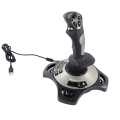 Miniatyrbillede 10 af 11: PC Joystick 2113 Simulerings USB Spilcontroller med Vibrationsfunktion Trådløs Gamepad Joystick