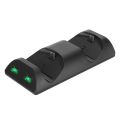 Miniatyrbillede 2 af 10: Trådløs Spilkonsol Gamepad LED Dobbelt Opladningsholder Base til PS4 SLIM PRO