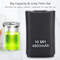 Miniatyrbild 9 av 11: Laddningsbart Batteripaket för XBOX 360 4800mah Ersättningsbatteripaket för XBOX 360