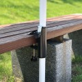 Miniatyrbillede 8 af 10: (Bordplade Bærbar Stativ) Terrasseparasol Fast Klipsbeslag Klips Balkonparasol Stativ Udendørs Bord Fixer Parasol Stativ