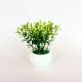 Miniatyrbilde 5 av 7: Simulert grønn plante potteplanter simulert sukkulent liten bonsai (hirse potteplanter)
