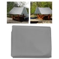 Miniatyrbilde 10 av 11: 190T Polyester Taffeta Solseil Markise Baldakin for Hage Uteplass Patio 132x226cm Grå