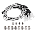 Pikkukuva 1 / 10: 12 kpl 5 mm/3 mm etu- ja takavalot LED-valot RC-mallin drift-auton lisävaruste