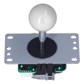 Miniatyrbilde 8 av 11: Arcade Joystick Klassisk 5-pins 8-veis Arcade Joystick Reservedeler for Xbox 360 for PS2 for PS3 Hvit
