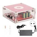 Miniatyrbillede 1 af 11: 4 Tommer Bluetooth Musik Tesla Spole Kunstig Belysning Interessant Plug and Play Eksperimentel Bordplade Legetøj 100‑240V Rød EU Stik