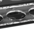 Miniatyrbillede 3 af 5: Akryl Vinflaske Display Rack: Slagfast Holder til Hjemmebar med 2x6 Design og Kopholdere