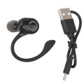 Miniatyrbilde 1 av 11: Støydempende Bluetooth-hodetelefon V5.2 Trådløs Bluetooth-ørepropp med mikrofon Lang standby Ultralett for lastebilsjåfører Kontor Svart