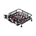 Pikkukuva 1 / 10: Pieni kattoteline-matkatavaroiden kuljetus LED-valolla pyöreä SCX10 1/10 RC-autolle (4 valkoista)