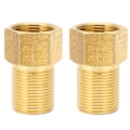 Miniatyrbillede 1 af 11: 2 stk. G3/4 Haveadapter Messingforbindelsesrør Fittings til Havevanding 50 mm