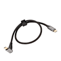 Miniatyrbild 5 av 11: 90 Graders USB-C-kabel 4K 60Hz Stöder PD100W Typ C 3.1 Gen2 Full Function USB-C Snabbladdningskabel för Steam Deck 50cm/19.7in