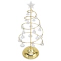 Miniatyrbillede 2 af 10: Varmt Guld LED Juletræ Bordlampe - Elegant Krystal Lys til Soveværelse, Badeværelse og Trappe Dekoration