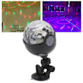 Miniatyrbilde 10 av 10: USB-kulelys med 7 moduser, lydaktivert RGB-projeksjonslampe, fjernstyrt stemningsbelysning for scenen