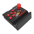 Miniatyrbillede 11 af 11: 4 i 1 3 Meter Trådløs Spilcontroller Sfærisk Joystick 6 Kontrolknapper USB Kabel Gamepad til PS3