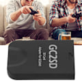 Miniatyrbild 11 av 11: GC2SD-kortläsare Plug and Play Bärbar Professionell Spelkonsol Micro Storage Card Adapter för Wii för GC Svart