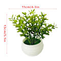 Miniatyrbilde 2 av 7: Simulert grønn plante potteplanter simulert sukkulent liten bonsai (hirse potteplanter)