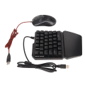 Miniatyrbilde 5 av 11: Tastatur og Mus Konverter Sett Trådløst RGB Mekanisk Tastatur Mus Adapter Combo for PS5 for PS3 for PS4 for Switch