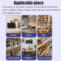 Miniatyrbilde 5 av 11: Automatisk vifteblad fluesnapper restaurant hotell innendørs veggmontert felle fluesnapper USB lading modell svart 210*190*72mm
