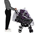 Miniatyrbild 2 av 9: Andningsbart Vattentätt Utomhus Babyvagns Regnöverdrag - Vind- och Dammskydd för Barnvagnstillbehör