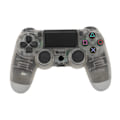 Miniatyrbillede 4 af 11: Fjernbetjening Joystick Gamepad Følsomme Knapper Ægte Vibration Forhindrer Glidning Trådløs Spilkonsol til Computer Telefoner Transparent Grå