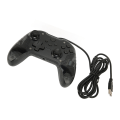 Miniatyrbillede 9 af 11: Trådløs Spilkonsol Dobbelt Vibration RGB Transparent Skal Gamepad Joystick til Xbox PC Sort