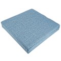 Miniatyrbilde 6 av 11: Hjemme-Yoga Matte Kvadratisk Myk Gulv Pute Avtakbar Vaskbar Meditasjonsmatte Pute Blå 40 x 6cm (L x B x H)