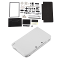 Miniatyrbilde 2 av 11: Full Housing Case Cover Shell Reparasjonsdeler Komplett Erstatningssett for 3DS XL Hvit