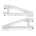 Miniatyrbild 4 av 10: Övre framfjädringsspak i aluminiumlegering för FS 53633/51805/51806 1/10 RC-bil - Silverfinish