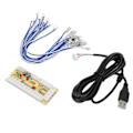 Miniatyrbild 3 av 11: QM070911 Fördröjningsfri Arcade USB-kodare DIY Arcade-kodare för Raspberry Pi 1 2 3 RetroPie
