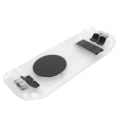 Miniatyrbilde 7 av 11: Varmeavledning Bakplate for Steam Deck DIY Erstatningsskall Ekstern Halvlederkjøler for Steam Deck Hvit Transparent Kasse