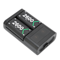 Pikkukuva 5 / 11: Latautuva akunpaketti Xbox One:lle 2x2600mAh akku latausasemalla Xbox One S:lle Xbox Series X S:lle