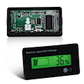 Miniatyrbillede 9 af 11: Grøn Baggrundsbelyst LCD-Skærm Batterikapacitet Spændingsmåler Tester Voltmeter Monitor
