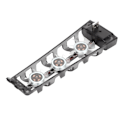 Miniatyrbild 7 av 11: Spelkonsol USB-kylande fläkt Värmeavledning 3 Mini Fläktar USB-driven Automatisk Spelkonsol Turbo-kylare för PS5