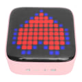 Miniatyrbild 6 av 11: Mini Bluetooth-högtalare Retro LED Färgrik Ljus Pixel Stil Bärbar Trådlös Högtalare för Sovrum Kontor Sovsal Utomhus Rosa