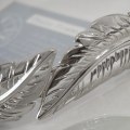 Miniatyrbilde 8 av 11: Kvinner midjebelte blader formet elastisk vår Stilig metall midjekjedebelte for kjoler sølv