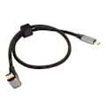 Miniatyrbild 6 av 11: 90 Graders USB-C-kabel 4K 60Hz Stöder PD100W Typ C 3.1 Gen2 Full Function USB-C Snabbladdningskabel för Steam Deck 50cm/19.7in