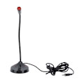 Miniatyrbilde 3 av 11: Svanehals Trådløs Mikrofon Svart 360 Grader Opptak Desktop Svanehals Mikrofon for Karaoke Konferanse Opptak 3.5mm